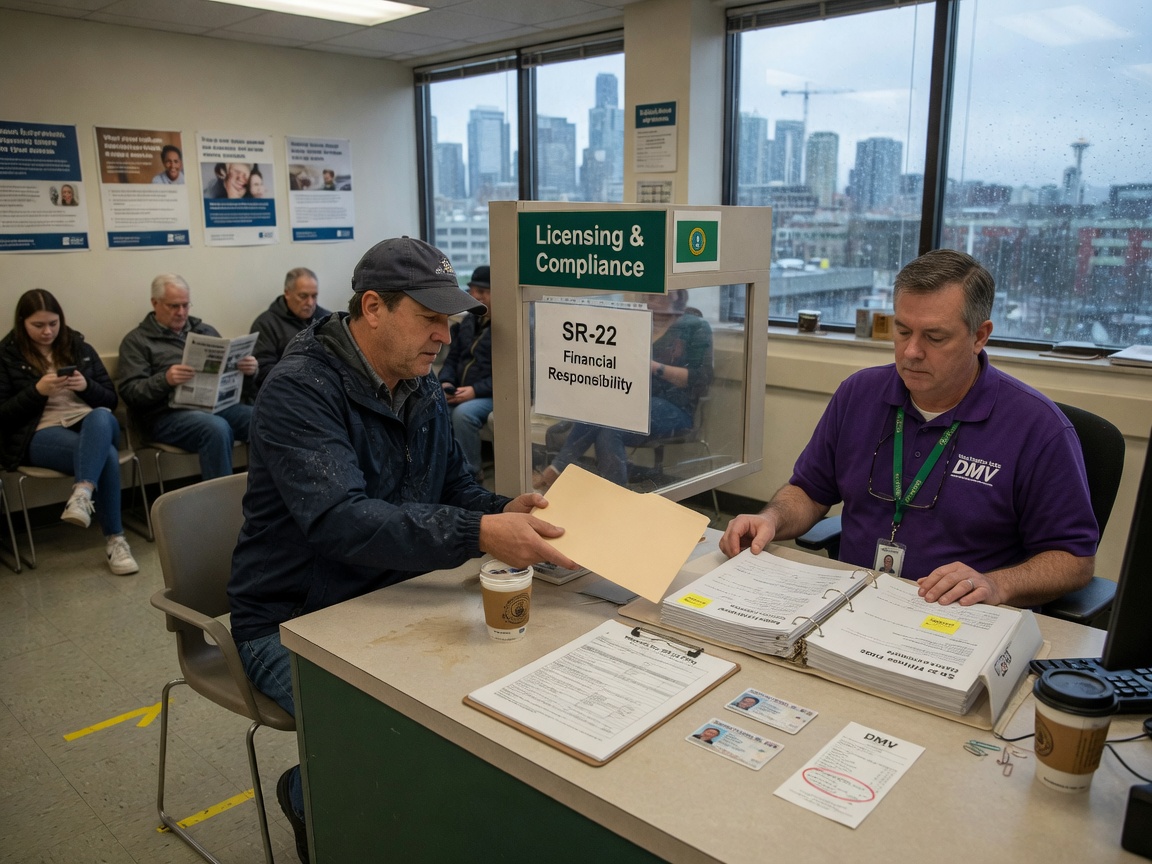 SR22 Filing Process At The Washington State DMV Office
