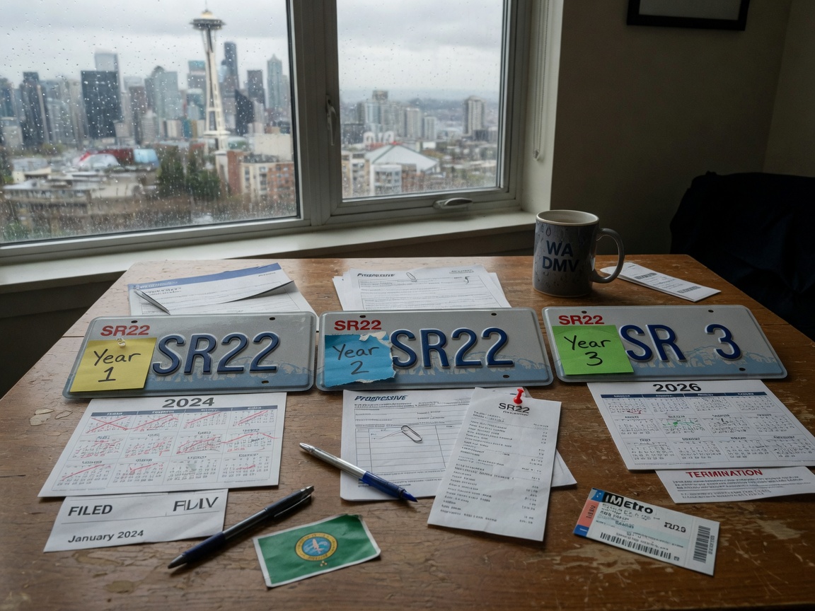 Three-Year SR22 Timeline For Washington Drivers