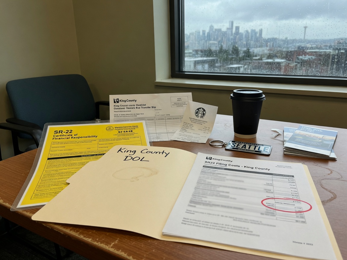 What SR22 Insurance Typically Costs In King County